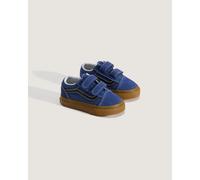 VANS Zapatillas bajas con velcro, TD OLD SKOOL V GUM. Color azul