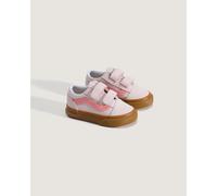 VANS Zapatillas bajas con velcro, TD OLD SKOOL V GUM. Color rosa