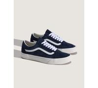 VANS Zapatillas bajas de piel Old Skool. Color Azul Marino