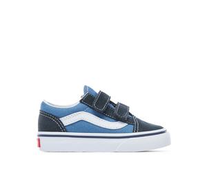 VANS Zapatillas bajas de velcro TD Old Skool V. Color azul/negro