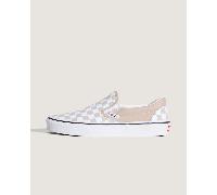 Vans - Zapatillas Classic Slip-On Checkerboard, Hombre, Beis, Talla: 41