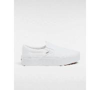 Vans - Zapatillas Classic Slip-On Stackform, Mujer, Blanco, Talla: 44