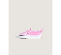 Vans - Zapatillas Classic Slip-On V Checkerboard de bebé (1-4 años), Rosa, Talla: 24