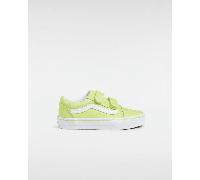 Vans - Zapatillas con cierre adherente Old Skool Glitter de niños (4-8 años), Amarillo, Talla: 34