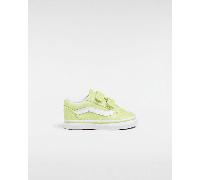 Vans - Zapatillas con purpurina y cierre adherente Old Skool de bebé (de 1 a 4 años), Amarillo, Talla: 19