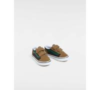 Vans Zapatillas con tira autoadherente TD Old Skool V. Talla 25. Color Azul
