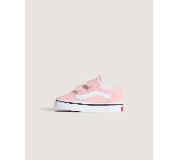 Vans - Zapatillas de bebé con cierre adherente Old Skool con (1-4 años), Rosa, Talla: 21