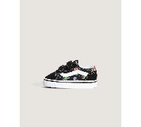 Vans - Zapatillas de bebé Old Skool V (1-4 años), Negro, Talla: 24