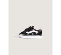 Vans - Zapatillas de bebé Old Skool V (1-4 años), Negro, Talla: 26