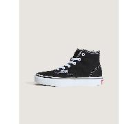 Vans - Zapatillas de niños Authentic Hi 2.0 con cremallera (4-8 años), Negro, Talla: 29