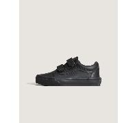 Vans - Zapatillas de niños Old Skool Classic Tumble con cierre adherente (4-8 años), Negro, Talla: 32.5