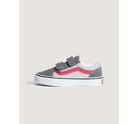Vans - Zapatillas de niños Old Skool V (4-8 años), Gris, Talla: 32