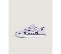 Vans - Zapatillas de niños Old Skool V (4-8 años), Púrpura, Talla: 30