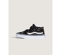 VANS Zapatillas De Niños Con Cierre Adherente Sk8-mid Reissue (4-8 Años) (black/true Whit) Niños Negro, Talla 30.5