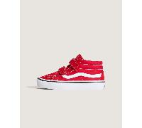 Vans - Zapatillas de niños SK8-Mid (4-8 años), Rojo, Talla: 34