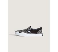 Vans - Zapatillas de niños Slip-On (4-8 años), Negro/Blanco, Talla: 28