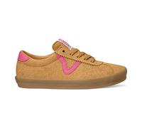 VANS Zapatillas de piel Sport Low. Color Marrón/Rosa