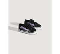 VANS Zapatillas de velcro OLD SKOOL V. Color Negro Estampado