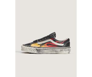 Vans - Zapatillas Flames Premium Old Skool 36, Hombre, Negro, Talla: 36
