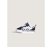 Vans - Zapatillas Knu Skool Checkerboard de niños pequeños (1-4 años), Negro, Talla: 18.5