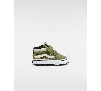 Vans - Zapatillas MTE Sk8-Mid Reissue con cierre adherente de bebés (1-4 años), Verde, Talla: 19