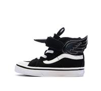 Vans Zapatillas Negras/Blancas Niño Flying Sk8-hi, Negro , 21 EU