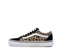 Vans Zapatillas Negro/Leopardo Mujer Old Skool Animalier, Negro , 34.5 EU