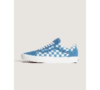 Vans - Zapatillas Old Skool Checkerboard, Hombre, Azul, Talla: 38.5