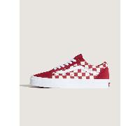 Vans - Zapatillas Old Skool Checkerboard, Hombre, Rojo, Talla: 42.5