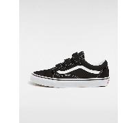 Vans - Zapatillas Old Skool con de ante y lona, Hombre, Negro/Blanco, Talla: 47