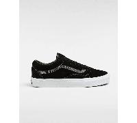 Vans - Zapatillas Old Skool de ante, Hombre, Negro, Talla: 36.5