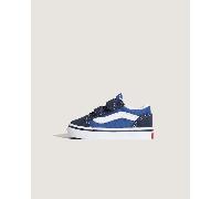 Vans Old School Valcanised - Zapatillas de lona para niños unisex, color azul (navy), talla 22.5