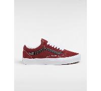 Vans - Zapatillas Old Skool, Hombre, Rojo, Talla: 34.5