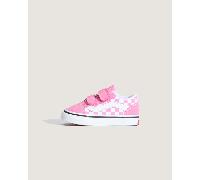 Vans - Zapatillas Old Skool V Checkerboard de bebés (1-4 años), Rosa, Talla: 23.5