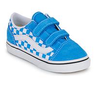 VANS Zapatillas de velcro OLD SKOOL V. Color Azul/Blanco