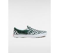 Zapatillas Vans Slip-On Checkerboard Verdes y Blancas Verde 40