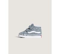 Vans - Zapatillas Sk8-Mid de bebé (1-4 años), Gris, Talla: 23.5