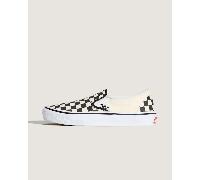 Vans - Zapatillas Skate Slip-On, Hombre, Negro/Blanco, Talla: 34.5