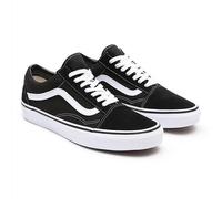 Vans Old Skool (Suede/Canvas), Zapatillas Deportivas Unisex Adulto, Negro Black White 01, 44 EU