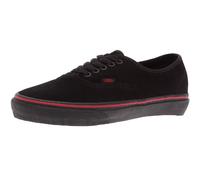 VansAuthentic - Tacones con Punta Redonda Unisex Adulto, Negro (Negro/Rojo), 40