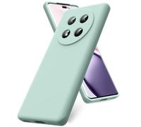 Vansdon Funda Compatible con Honor Magic 7 Lite, Silicona Líquida Gel Ultra Suave Funda- Menta