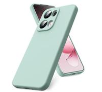 Vansdon Funda Compatible con OPPO Reno 13 Pro 5G, Silicona Líquida Gel Ultra Suave Carcasa- Menta