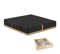 VANSHEIM Cubierta para Arenero Funda Impermeable Arenero Toldo Funda Arenero Niños Lona Arenero Infantil Funda Arenero Piscina Tapa de Piscina Oxford 420D Anti-UV Funda Arenero 200x200x20cm
