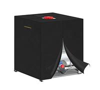 VANSHEIM Funda Deposito 1000 litros Cubierta de Contenedor IBC Funda Protectora para depósito de Agua IBC de 1000 L con Velcro y Cremallera Impermeable Anti UV Paño Polyester Cubierta 120x100x116cm