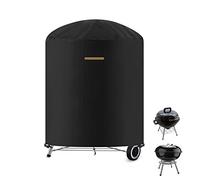 VANSHEIM Funda para Barbacoa Redonda,Cubierta de Parrilla Impermeable,Resistente al Viento Tela Oxford Funda Redonda Barbacoa para Weber Compact Kettle,George Foreman Grill Ø60x70cm