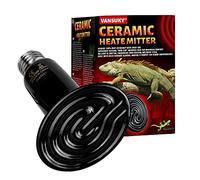 VANSUKY Emisor de Calor Cerámico 25W sin Luz para Reptiles - Lámpara Infrarroja de Calefacción Resistente al Agua para Terrarios, Vivarios, Perros, Gatos y Anfibios