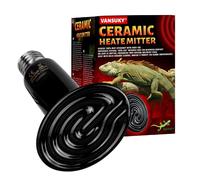 VANSUKY Emisor de Calor Cerámico 75W sin Luz para Reptiles - Lámpara Infrarroja de Calefacción Resistente al Agua para Terrarios, Vivarios, Perros, Gatos y Anfibios