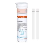 VANSUKY Tiras Reactivas de Hierro - 50 Unidades, 0-100 mg/L, Test Rápido y Preciso para Agua Potable, Pozo, Acuario, Piscina, Spa, Agricultura e Industria