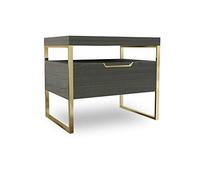 Vant Wooden Mesita de Noche - Clásico Gris Oro