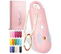 Vantamo Alarma Personal para Mujeres 130dB con Doble Altavoz, Luz Estroboscópica Potente e Indicador De Batería Baja, Llaveros Dispositivo de Autodefensa Personal Compacto